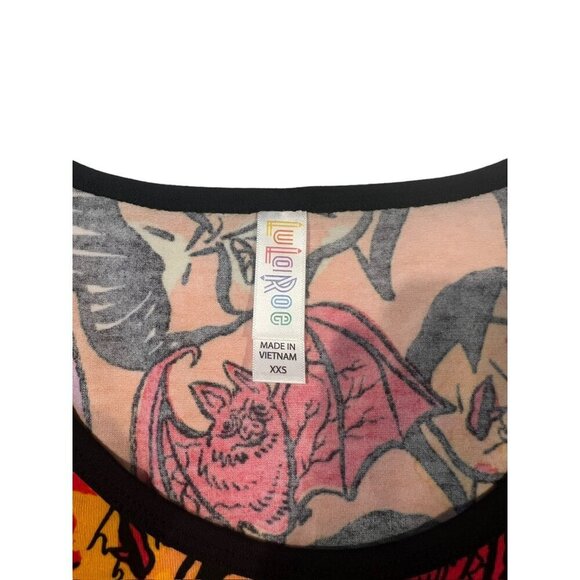 LuLaRoe Classic T Women's Vampire & Bat Shirt - Picture 3 of 5